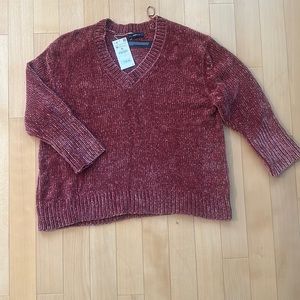 Zara Oversize V neck Sweater